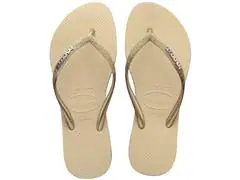 Chinelo Havaianas Slim Sparkle Me Areia Tam 37-38 - 0