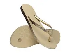 Chinelo Havaianas Slim Sparkle Me Areia Tam 37-38 - 4