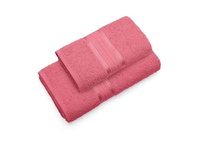 Kit Toalha Buettner Napoli Banho e Rosto Rosa