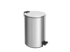 Lixeira com Pedal Tramontina Loop em Aço Inox com Balde Interno 20 L - 0