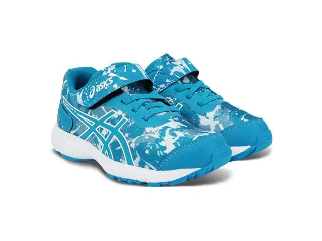 Tênis Asics Fantasy 4 Aegean Blue/White Kids Tam 28