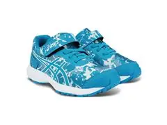 Tênis Asics Fantasy 4 Aegean Blue/White Kids Tam 28