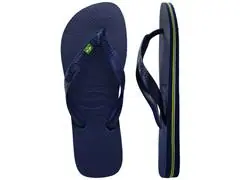 Chinelo Havaianas Brasil Marinho Tam 41-42 - 4