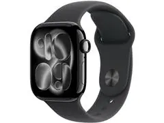 Apple Watch Series 11 46 mm Caixa de Alumínio Preto Brilhante com Puls