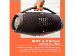 Caixa de som portátil com Bluetooth  Preta - 4