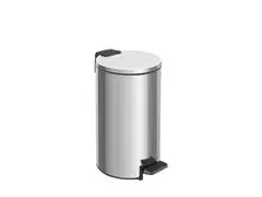 Lixeira com Pedal Tramontina Loop em Aço Inox com Balde Interno 5 L