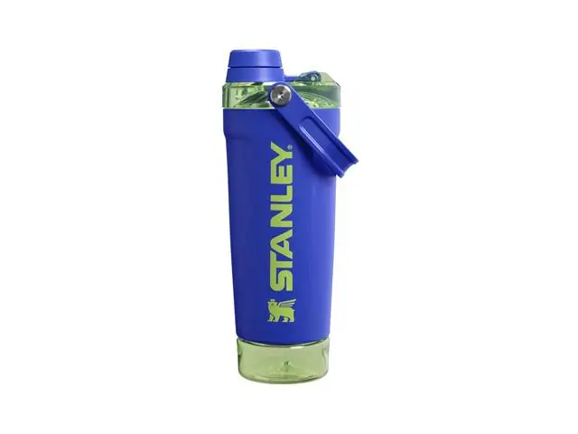 Garrafa Shaker Activate Stanley Cobalt Chartreuse 591ml