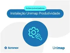 Instalação unimap produtividade aviões
