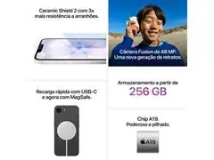 Apple iPhone 17e 512GB Rosa-Pálido 5G Tela 6,1" Câm. Traseira 48MP - 5