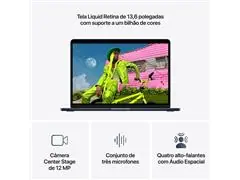 MacBook Air 13” M5 16GB RAM 1TB SSD Meia Noite (Midnight) - 2