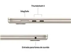 MacBook Air 15” M5 16GB RAM 512GB SSD Estelar (Starlight) - 3