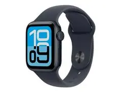 Apple Watch SE 3 40mm Alumínio Meia Noite Pulseira Esportiva Preta