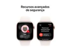Apple Watch Series 11 42mm Alumínio Rosa Pulseira Esportiva Rosa - 5