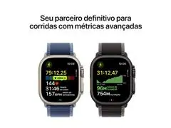 Apple Watch Ultra 3 49mm Titânio Preto Pulseira Trail Loop - 3