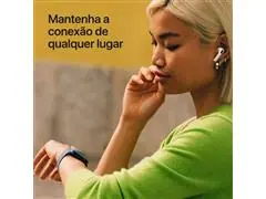 Apple Watch SE 3 40mm Alumínio Prata Pulseira Esportiva Branca - 3