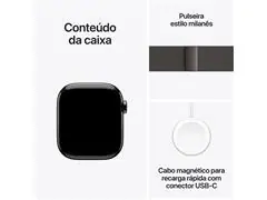 Apple Watch Series 11 42mm Titânio Slate Pulseira Loop - 7