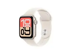 Apple Watch SE 3 40mm Alumínio Prata Pulseira Esportiva Cinza