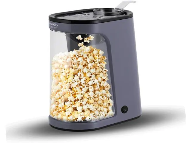 Pipoqueira Mallory Gourmet sem Óleo Tampa Dosadora 110V