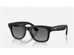 Óculos Ray-Ban Meta Wayfarer RW4012 GEN 2 Shiny Black Transitions Gree