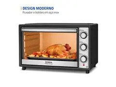 Forno Elétrico Mondial Family Grill 52L Preto/Inox 1800W 110V - 5