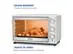 Forno Elétrico Mondial Family Grill 52L Branco/Inox 2000W 220V - 5