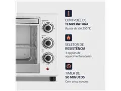 Forno Elétrico Mondial Family II 42L Branco/Inox 1600W 220V - 4