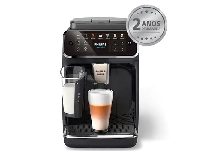 Cafeteira Espresso LatteGo Série 4400 Philips Walita Preta 220W