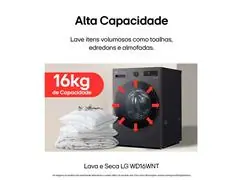 Lava e Seca Smart LG 16kg Black Inox com AI DD™ 110V - 7