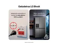Refrigerador Side by Side LG 02 Portas Frost Free Inverter 638L Inox - 7