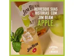 Jim Beam Licor Apple 1L - 3
