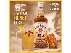 Jim Beam Licor Honey 1L - 3