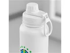 Garrafa Térmica Inox Gocase Copa Mundo Brasil Branca 950ml - 4