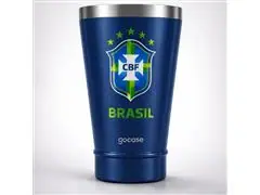 Copo Termico Azul Gocase 470ml Copa Brasil - 0