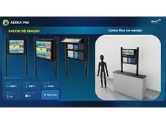 DISPLAY P60 AEREA (COM PORTA) - 1