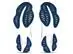 Tênis Asics Gel-Excite 11 Twilight Blue/Yamabuki Masc Tam 44 - 5