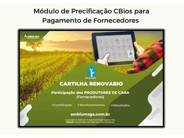 MÓDULO PRECIFICADOR DE CBIOS