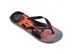 Chinelo Havaianas Top Surfer I Cinza Aco/Preto/Laranja Sunset Tam 39-4 - 1