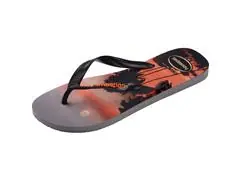 Chinelo Havaianas Top Surfer I Cinza Aco/Preto/Laranja Sunset Tam 39-4 - 5