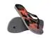 Chinelo Havaianas Top Surfer I Cinza Aco/Preto/Laranja Sunset Tam 43-4 - 3