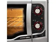 Forno Elétrico Fischer GOURMET GRILL Bancada 44L PRATA G II 110V - 4