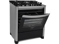 Fogão de Piso Fischer 5Q TC GRAN CHEFF Gás  Inox c/Grill 220V - 6