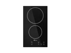 Fogão Cooktop Fischer 2Q Elétrico Mesa Vitrocerâmica Touch Preto 220V - 1