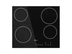 Fogão Cooktop Fischer 4Q Elétrico Mesa Vitrocerâmica Touch Preto 220V - 0