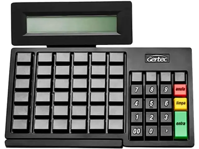 Teclado Gertec TEC 55 DIS USB 2.0 - 00409634