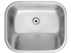 Tanque Inox Encaixe 34l Acetinado 50cm X 40cm Tramontina Cor Inox - 0