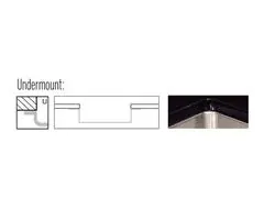 Cuba Inox Quadrum 50x40 Undermount Tramontina De Embutir - 2