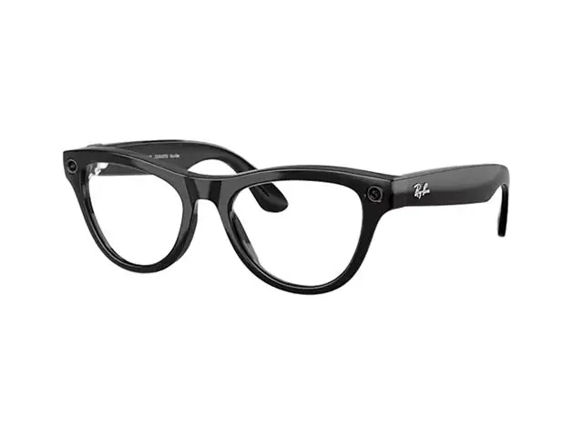 Óculos Ray-Ban Meta Skyler Gen 2 Preto Lente Incolor 52mm