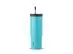 Copo Térmico Owala Tumbler Inox Com Canudo 710ml Blue Aqua Splash - 0