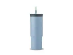 Copo Térmico Owala Tumbler Inox Com Canudo 710ml Blue Gray Lost - 0