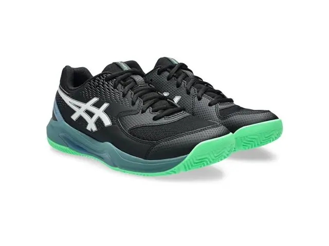 Tênis Asics Gel-Dedicate 8 Padel, 003 Black/Vital Green Masc Tam 41